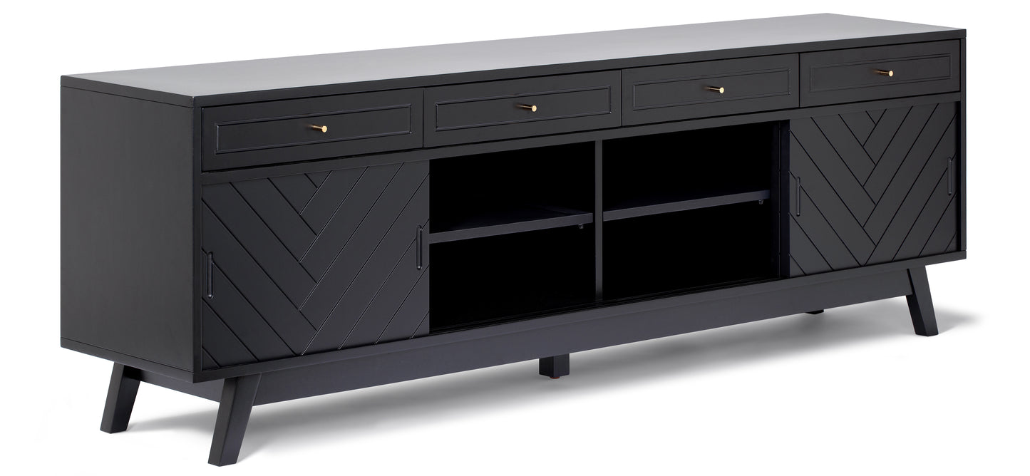 Herringbone High TV Stand