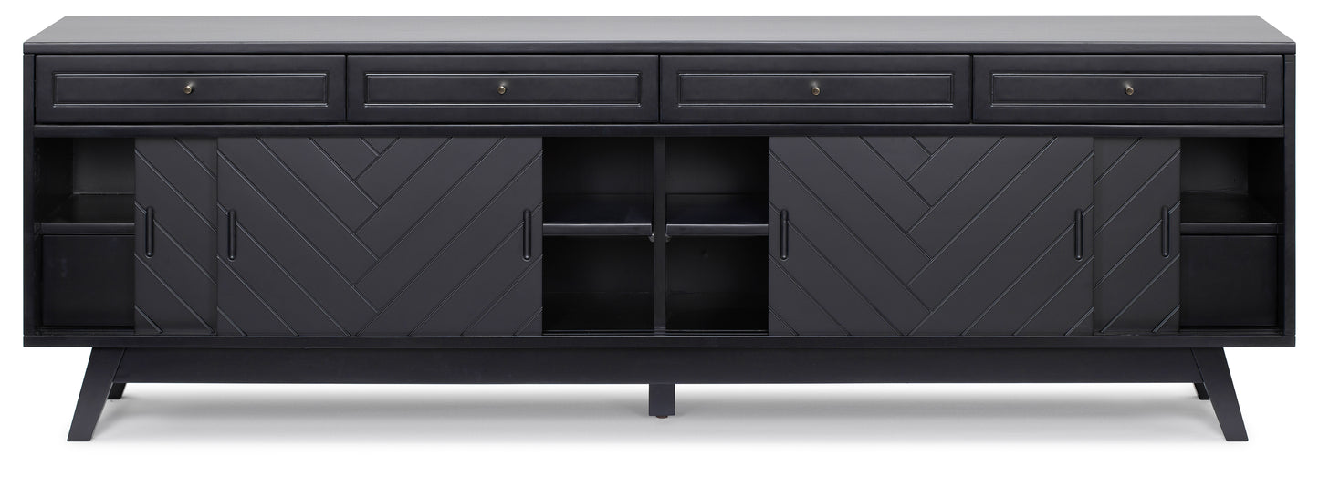 Herringbone High TV Stand