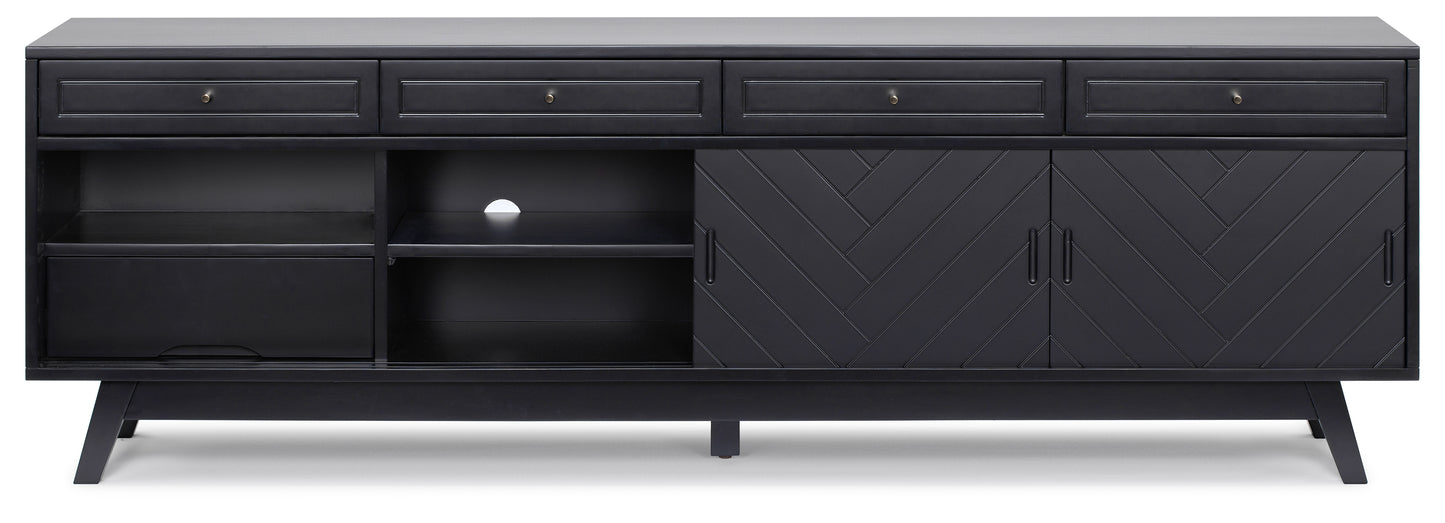 Herringbone High TV Stand