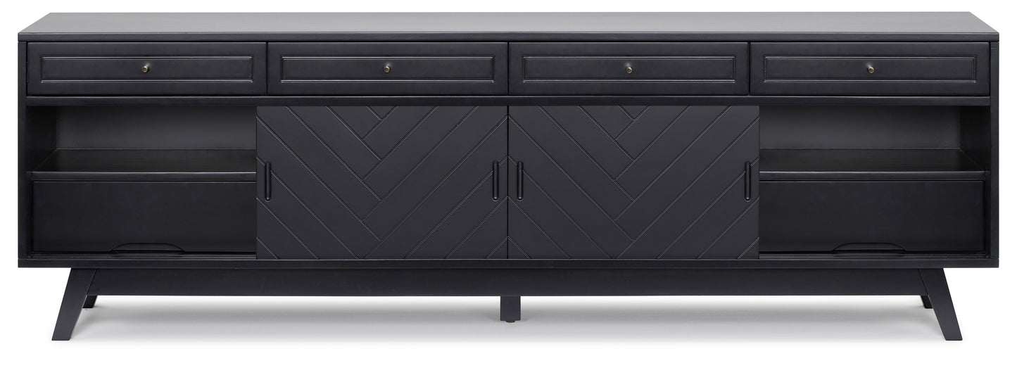 Herringbone High TV Stand