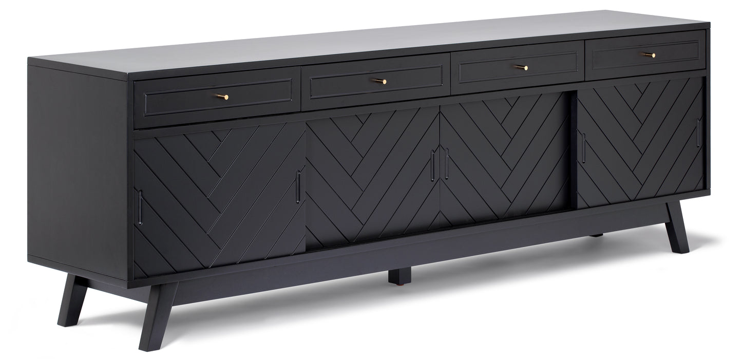 Herringbone High TV Stand