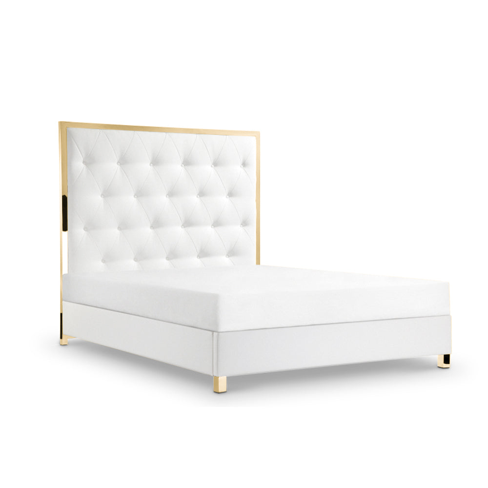 Amy Queen Bed(Gold)
