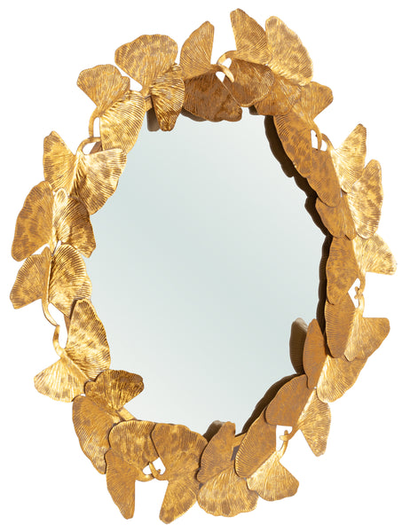 Ginko Leaf Wall Mirror